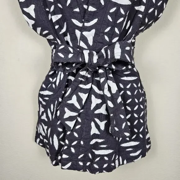 MANGO Embroidered Gilet Vest Womens S Lagenlook Handmade Layer Scandi Girl NEW - Picture 8 of 16